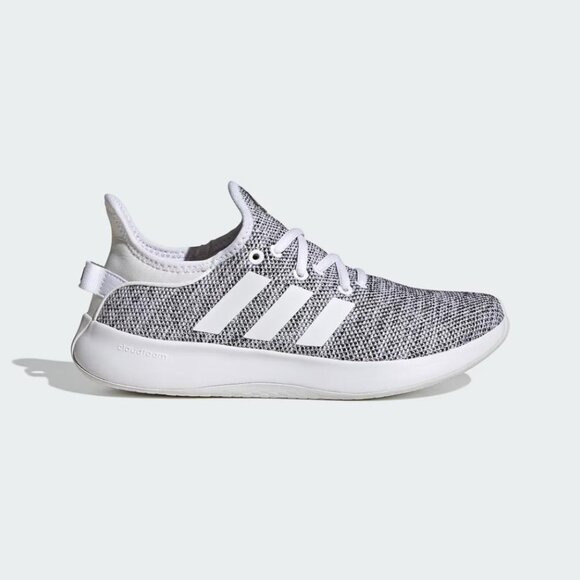 ADIDAS Women's Cloudfoam Pure Shoes Size 7.5 In Cloud White/Core Black - Picture 1 of 10